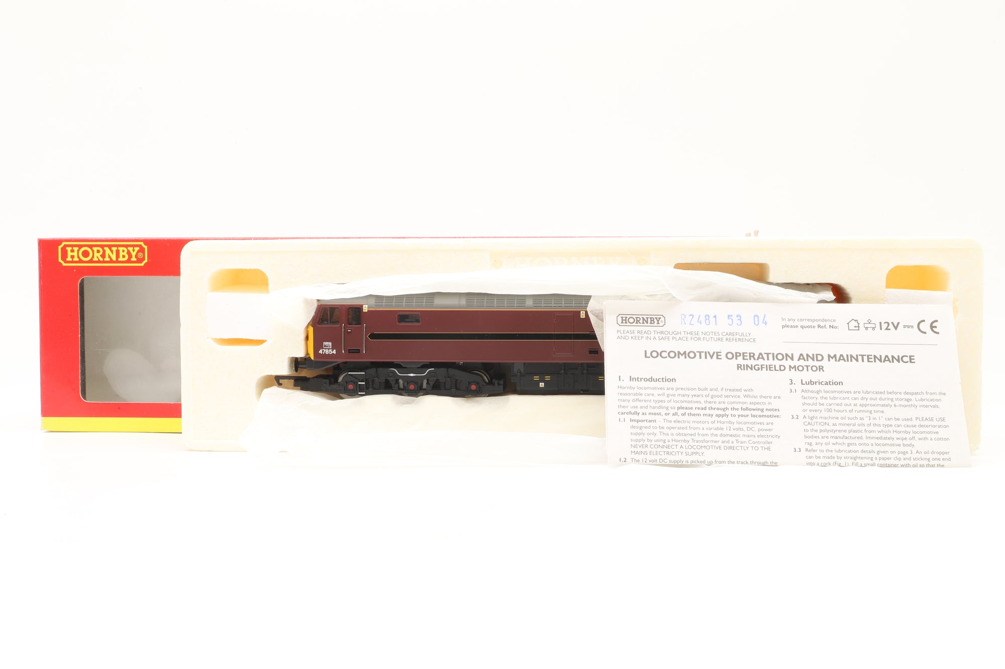 Hornby OO R2481 West Coast Railways Co-Co Diesel Electric Class 47 '47854'
