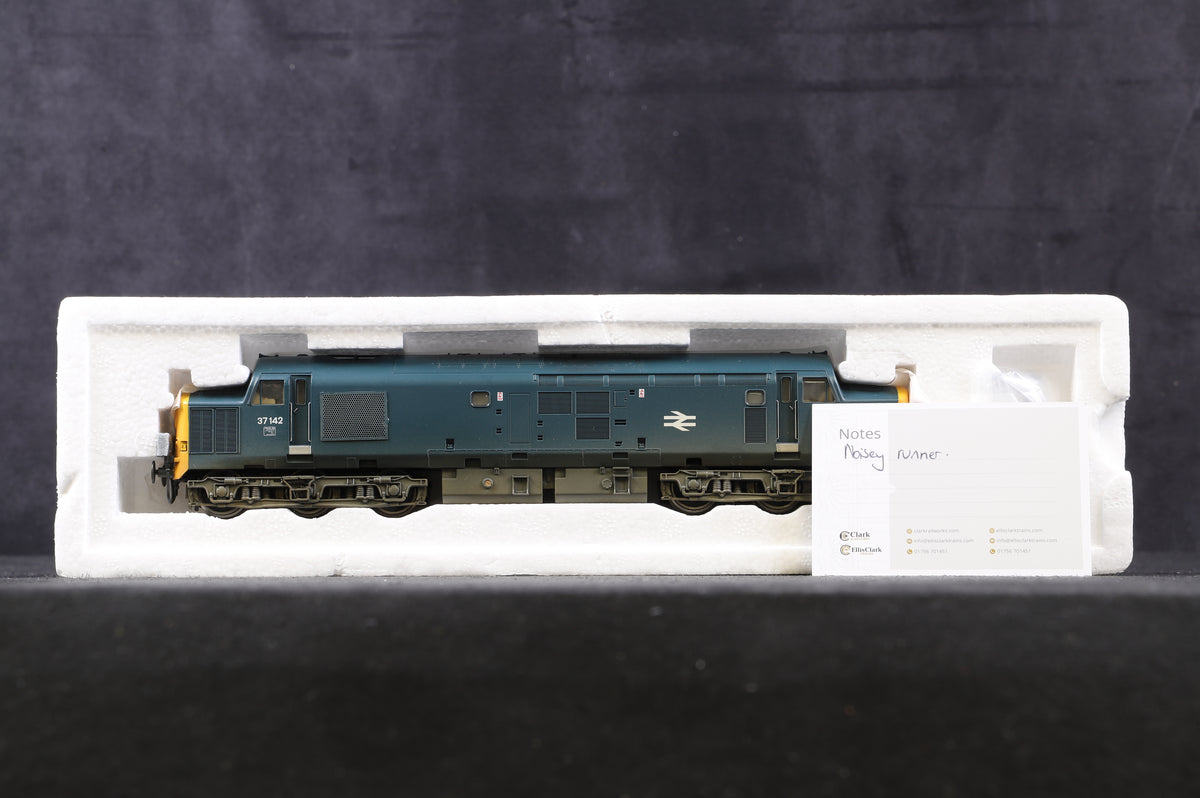 Bachmann OO 32-777Z Class 37/0 37142 in BR Blue with Centre Head Code - Limited Edition 282/504