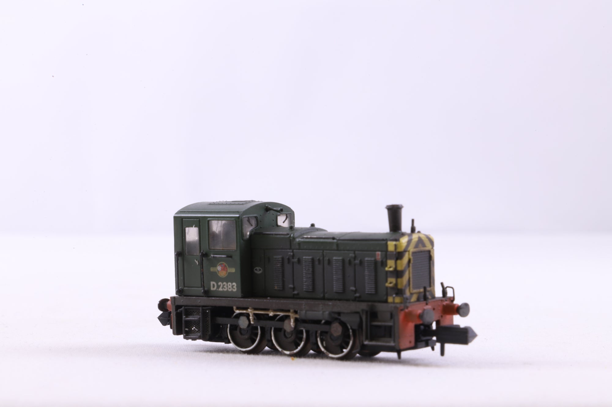 Graham Farish N 371-063 Class 03 Diesel Shunter 'D2383' BR Green Weathered DCC Fitted
