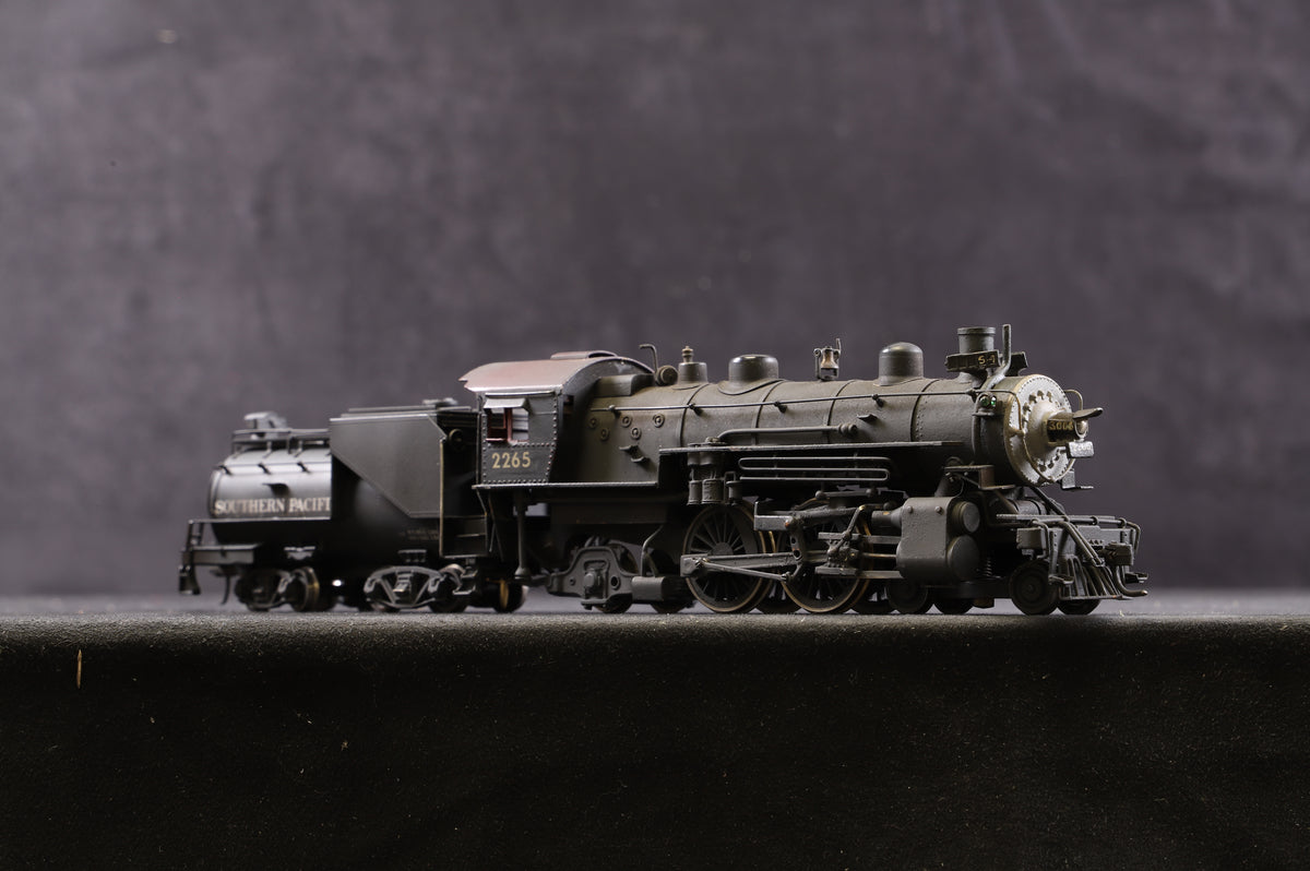 MBA HO Brass 4-4-2 Atlantic Southern Pacific &#39;2265&#39; Steam Locomotive, Weathered