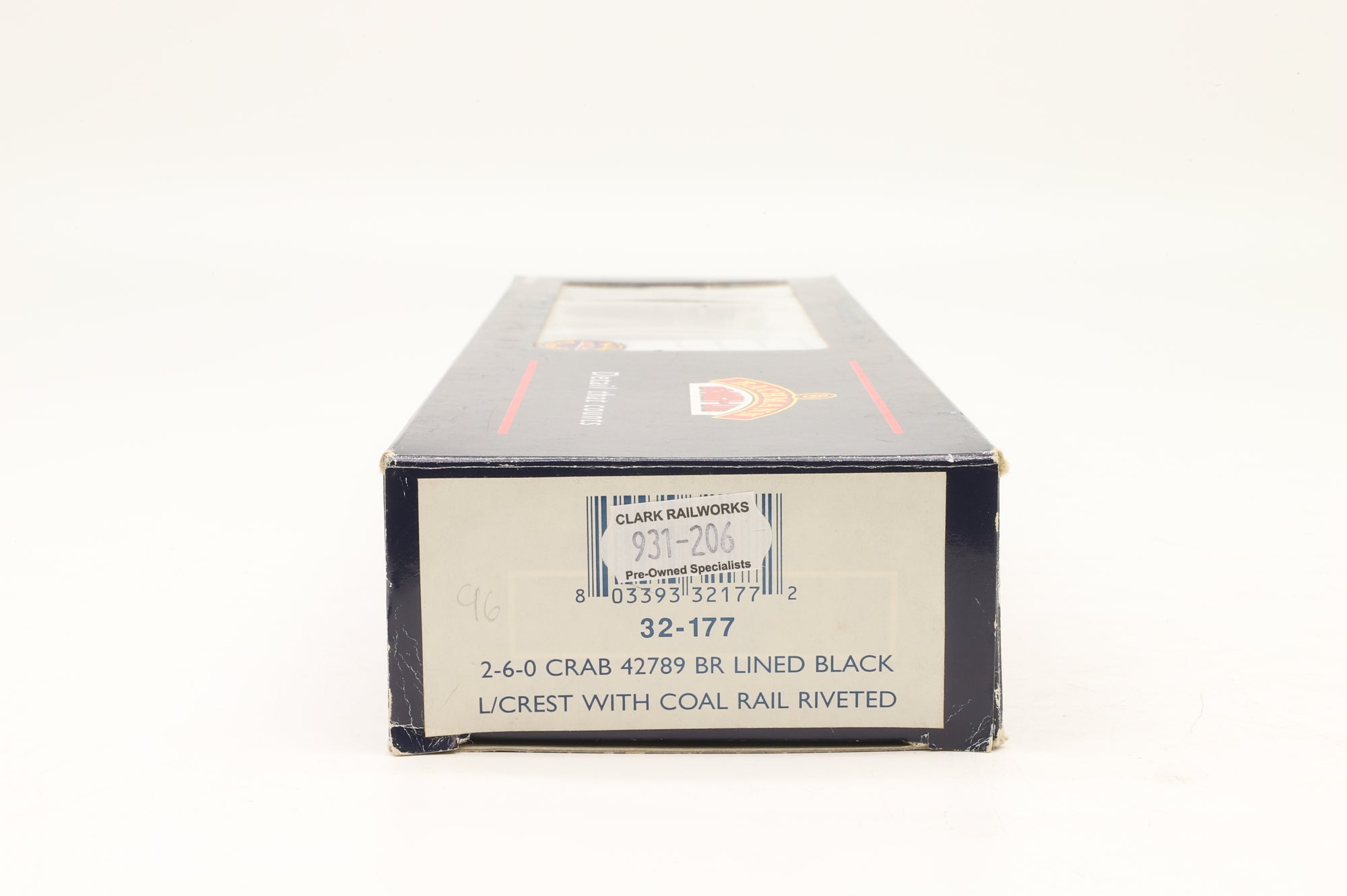 Bachmann OO 32-177 Crab '42763' BR Lined Black L/C Renumbered
