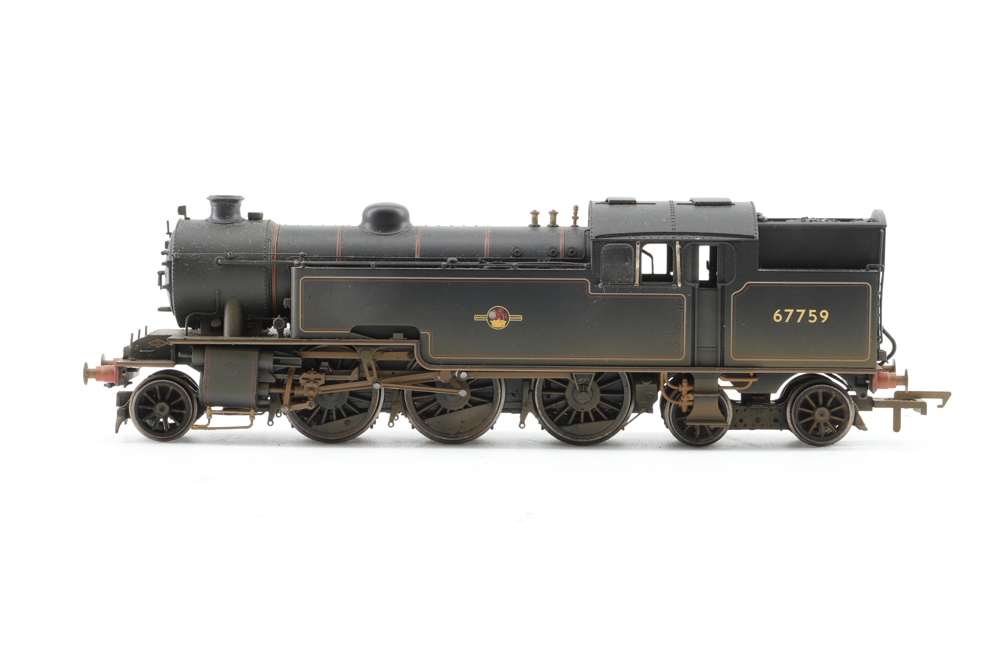 Hornby OO R3007 Class L1 Thompson BR Black LC '67759', Weathered