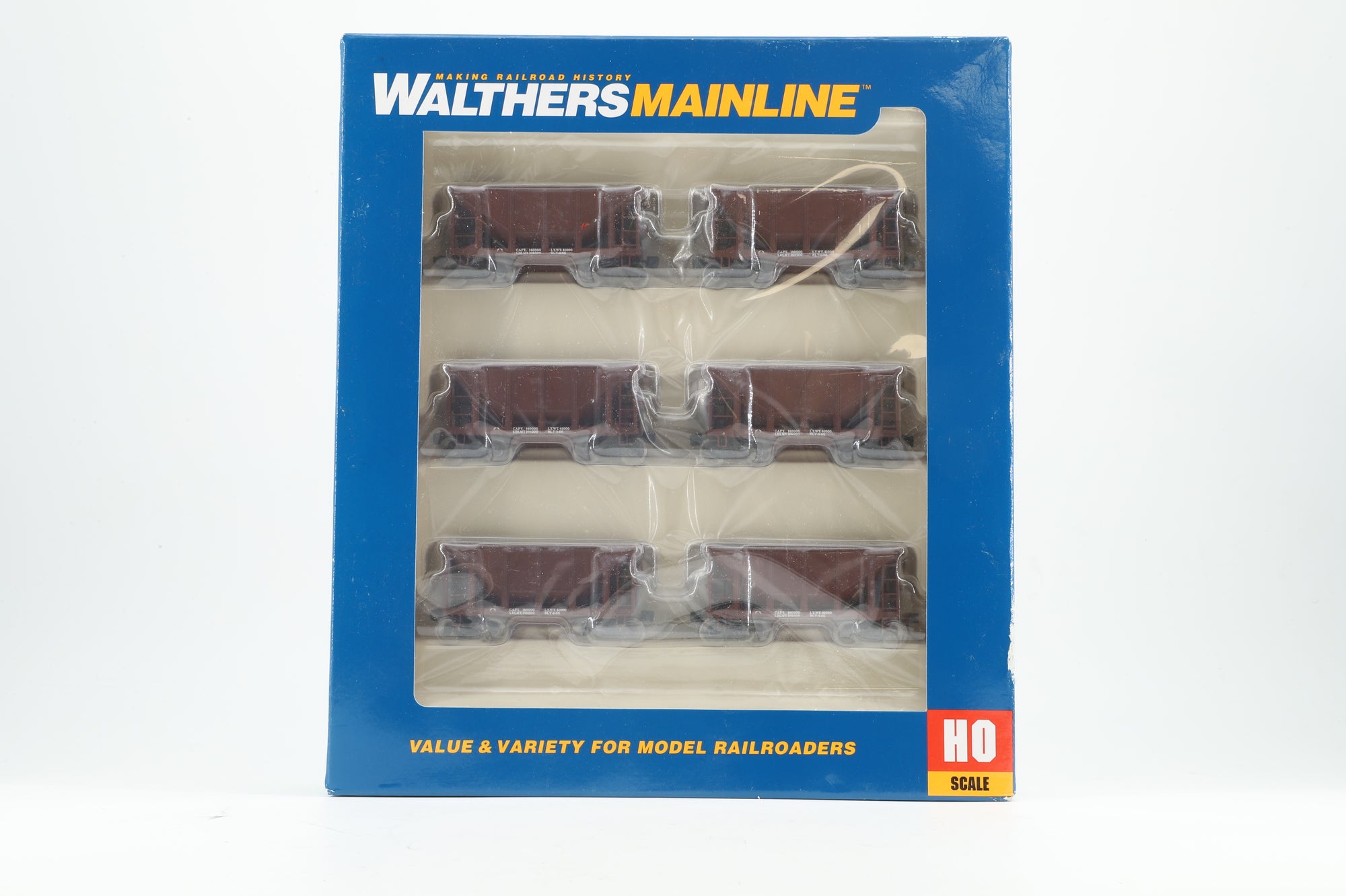 Walthers HO 910-58107 6-Pack of 24' Michigan Ore Cars