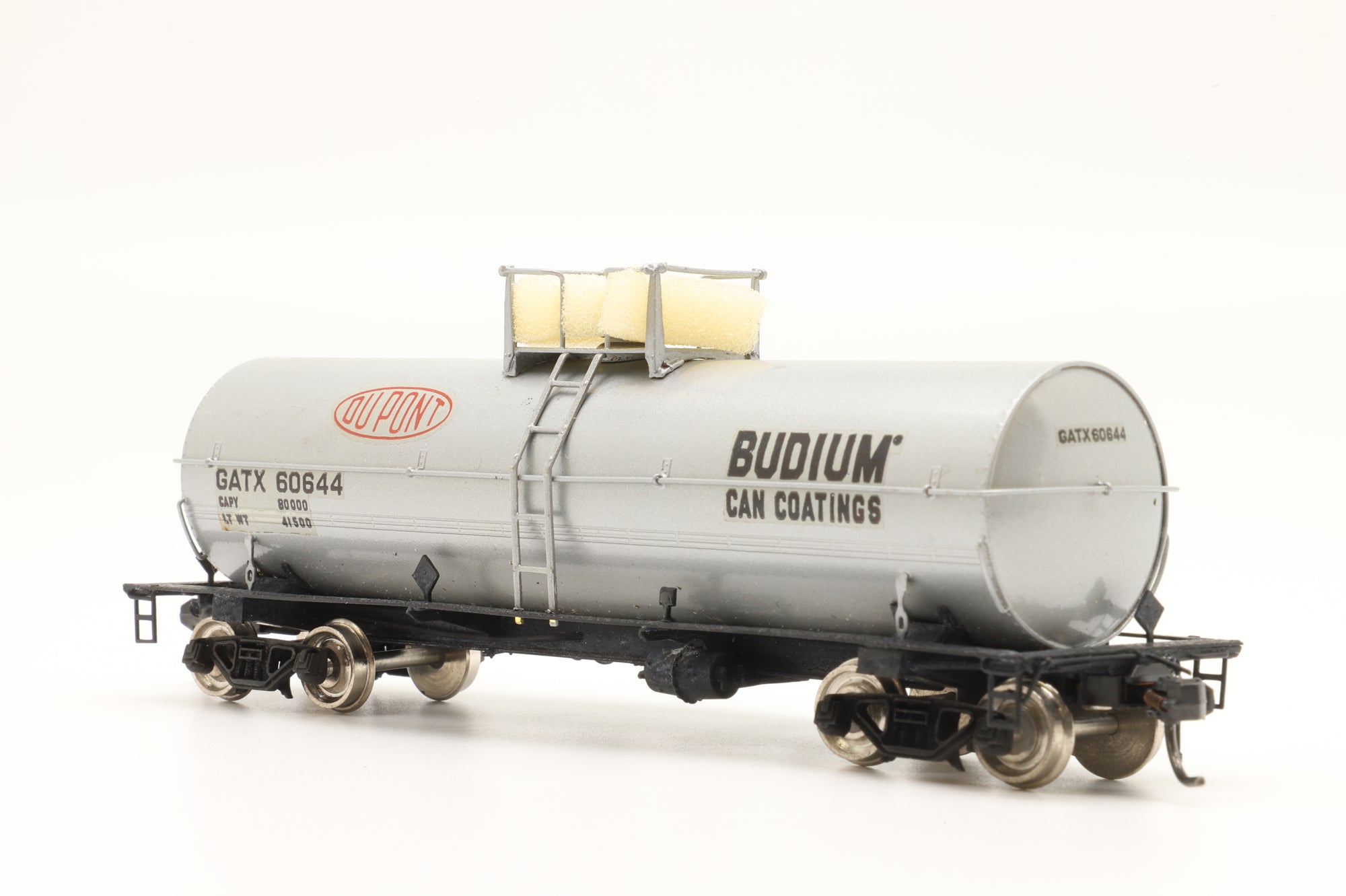 Iron Horse Models HO Brass 11,141 Gallon Tank Car 'Du Pont' 'Budium Can Coatings' 'GATX 60644'