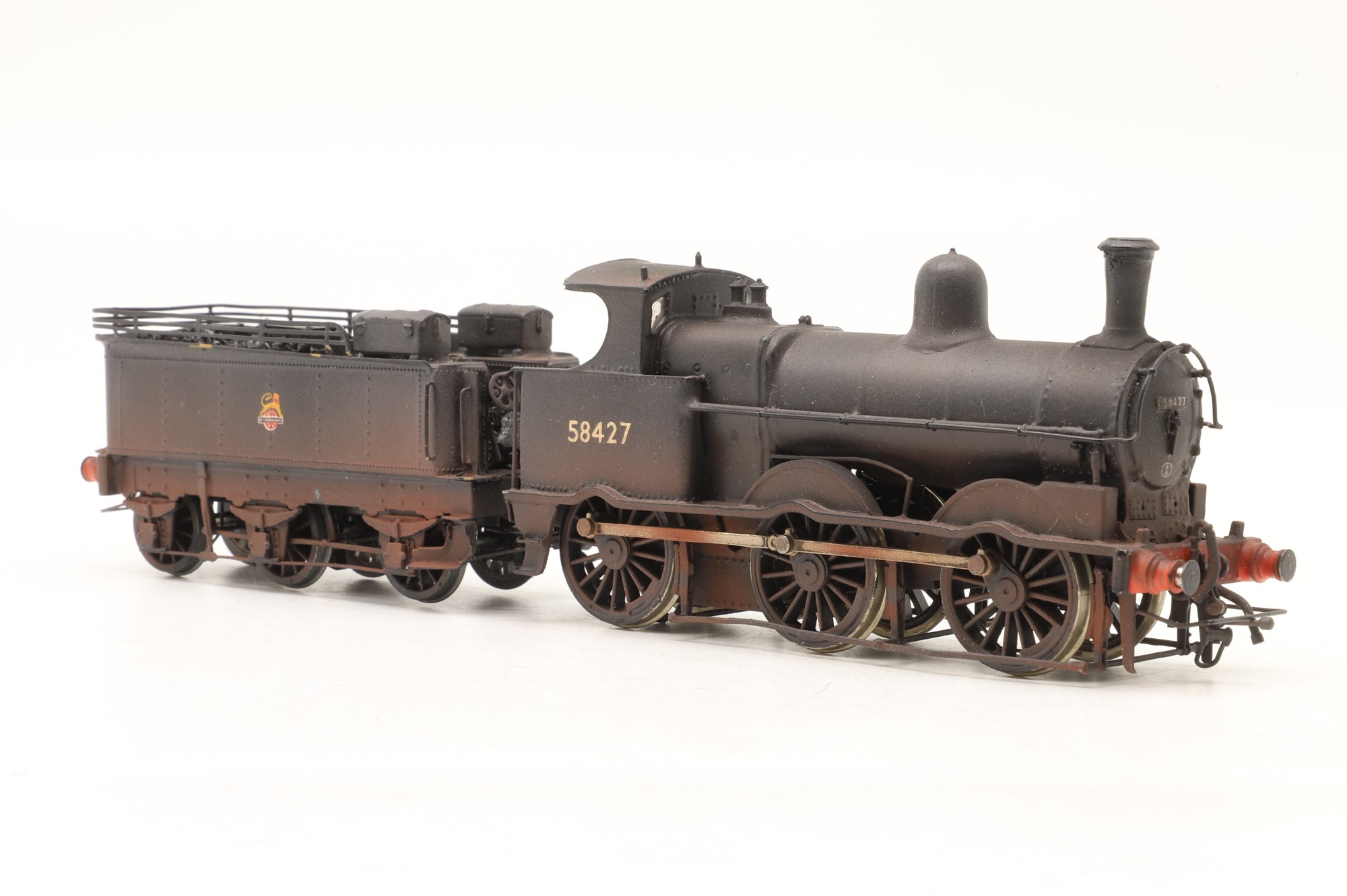 London Road Models Kit-Built OO Belpaire Boiler Cauliflower No. 58427 in BR Black E/C – Lightly Weathered