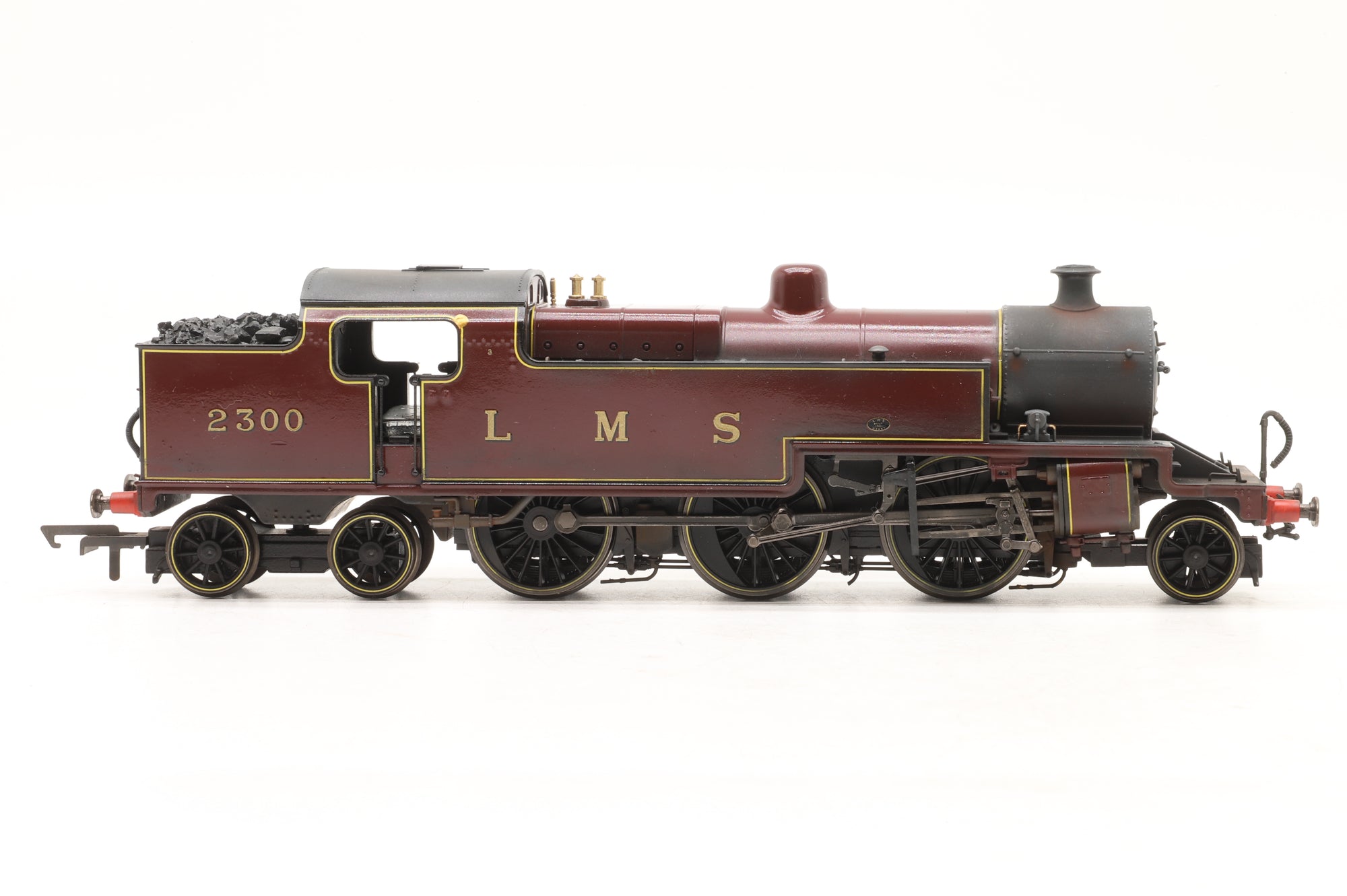 Hornby OO R30271 Fowler Class 2P '2300' LMS Crimson Weathered/Glossed Ltd Ed 116/500 DCC Fitted