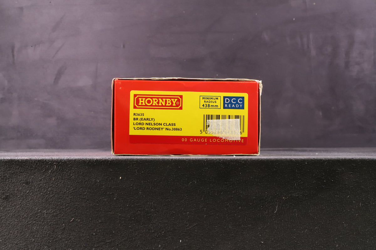 Hornby OO R3635 BR (Early) Lord Nelson Class &#39;Lord Rodney&#39; &#39;30863&#39;