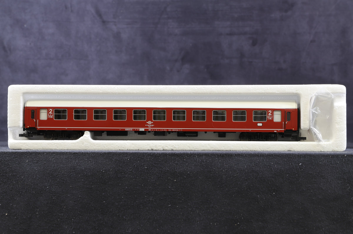 Sachsen Models HO Rake Of 3 2nd Class Passenger Coaches Inc. 14525, 14526 &amp; 14527