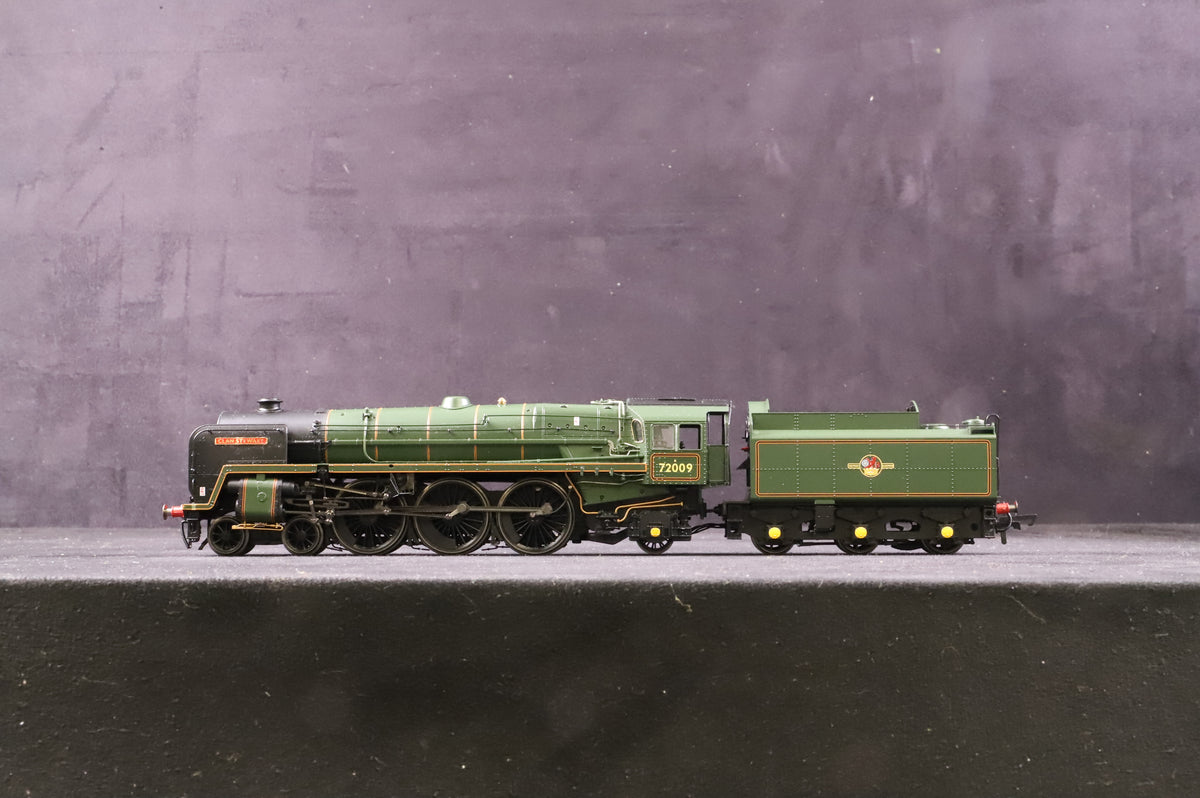 Hornby OO R3996 Clan Class 72009 &#39;Clan Stewart&#39; in BR Lined Green w/ Late Crests - TTS Sound