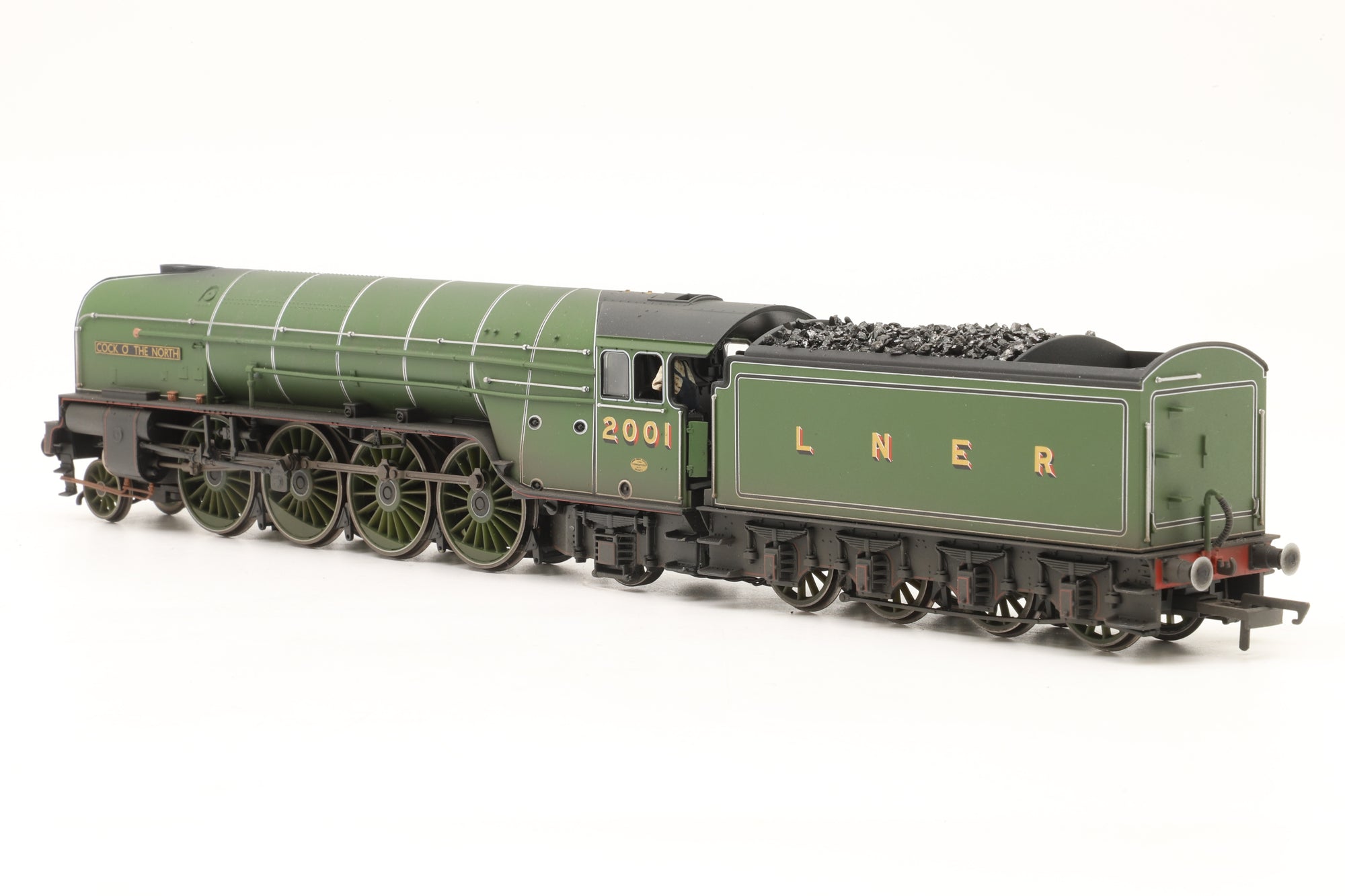 Hornby OO Class P2 LNER Green '2001' 'Cock O The North' Weathered DCC Sound