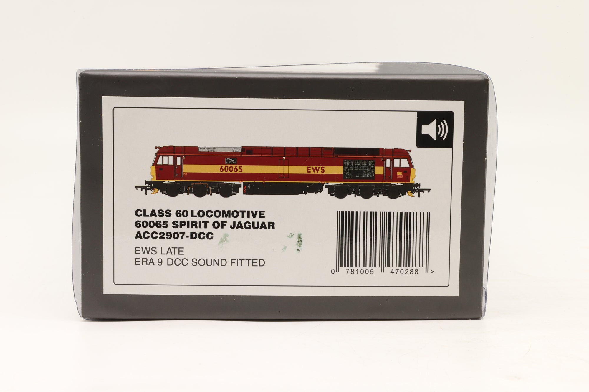 Accurascale OO ACC2907 Class 60 60065 in EWS Livery – DCC Sound & Weathered
