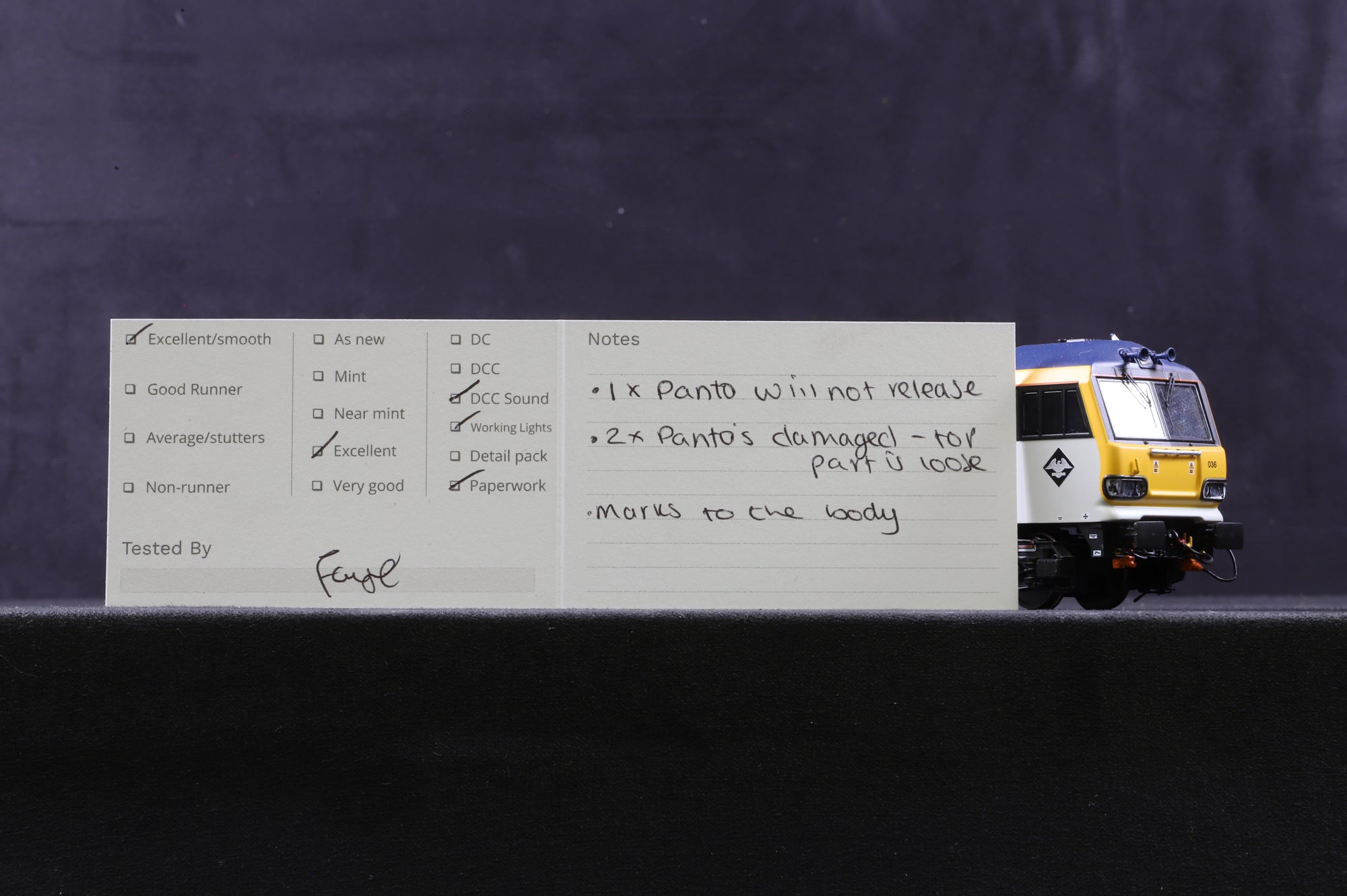 Accurascale OO ACC2199 Class 92 '92036' 'Bertolt Brecht' Railfreight Grey EWS Branding DCC Sound