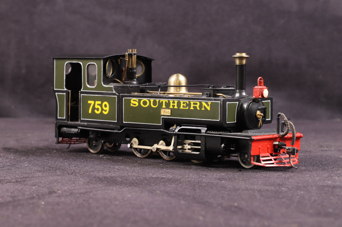 Kit Built O-16.5 Narrow Gauge Southern Railway L&amp;B 2-6-2T &#39;759&#39; &#39;Yeo&#39;