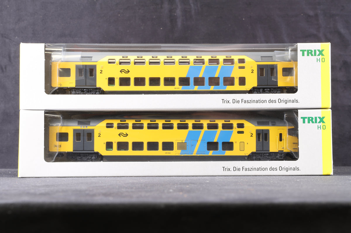 Trix HO 23459 Bi-Level Car Set