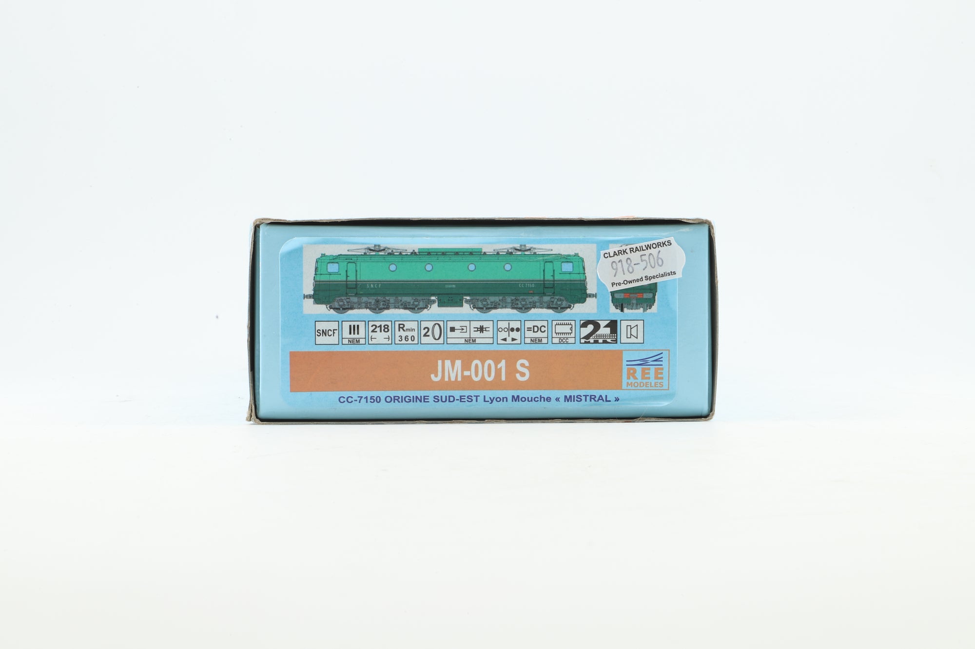 REE HO JM-001S French Electric Locomotive Class CC-7150 SNCF DCC Sound