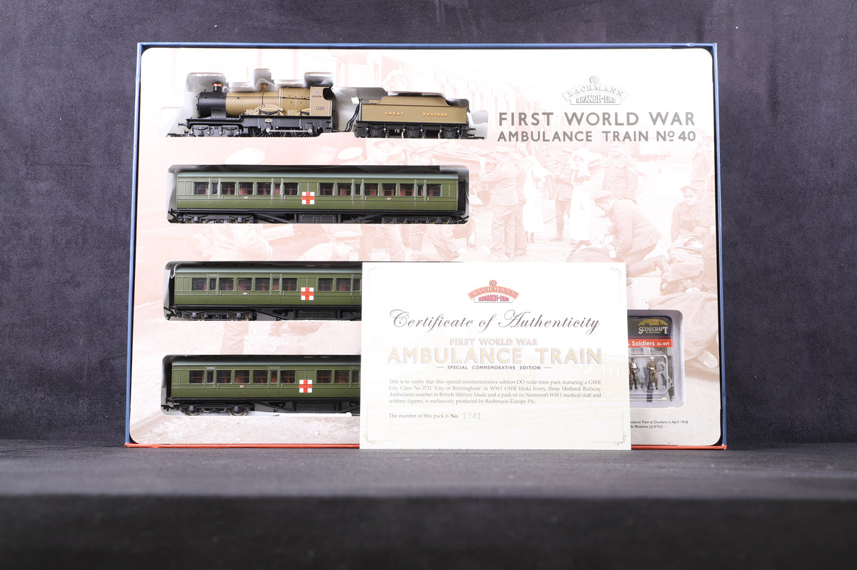 Bachmann OO 30-325 Ambulance Train No.40 Train Pack Ltd Ed 1741