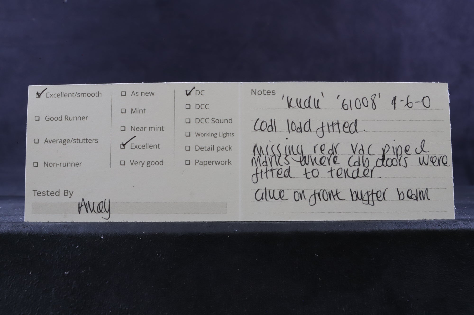 Nu-Cast OO BR B1 4-6-0 '61008' 'Kudu' Kit Built