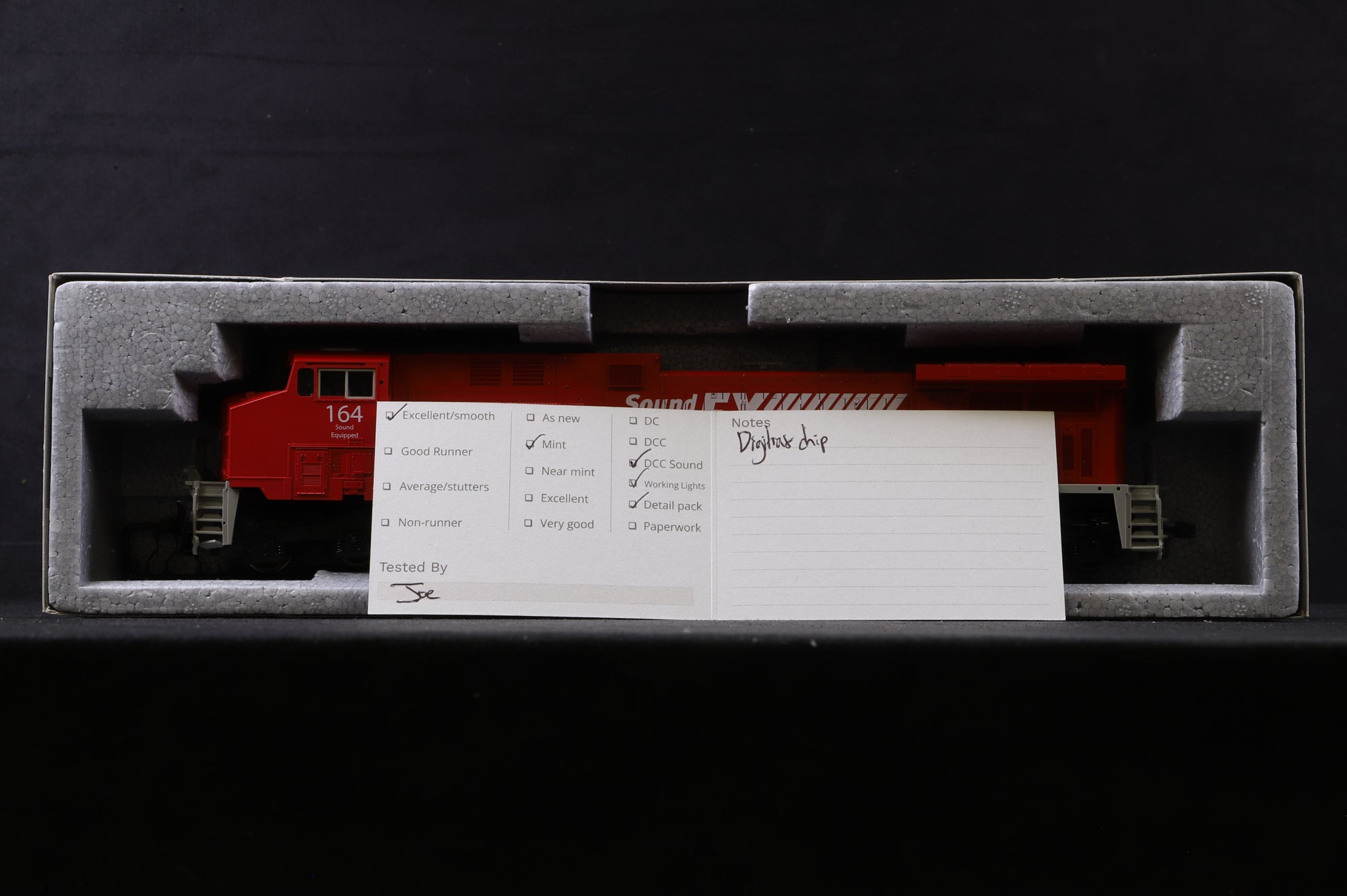 Kato/Digitrax HO LOC-AC4400 GE AC4400CW No.164 Sound Demonstrator Unit - DCC Sound