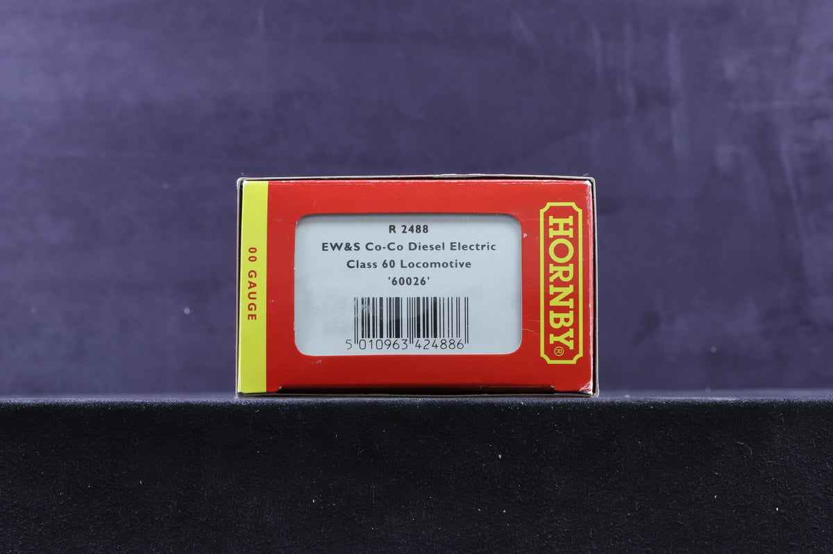 Hornby OO R2488 Class 60 &#39;60026&#39; Co-Co Diesel Electric EWS