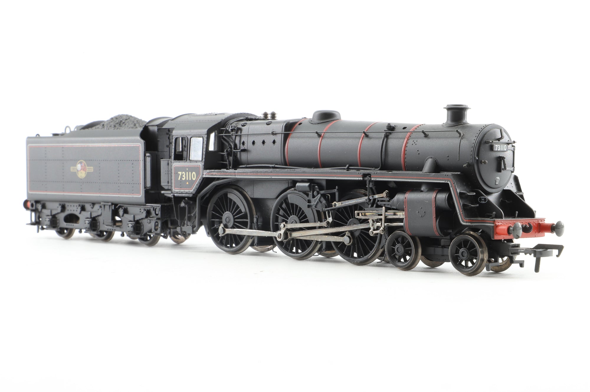 Bachmann OO 32-506 Standard Class 5MT '73110' 'The Red Knight' BR Black Lined L/Crest BR1F Tender