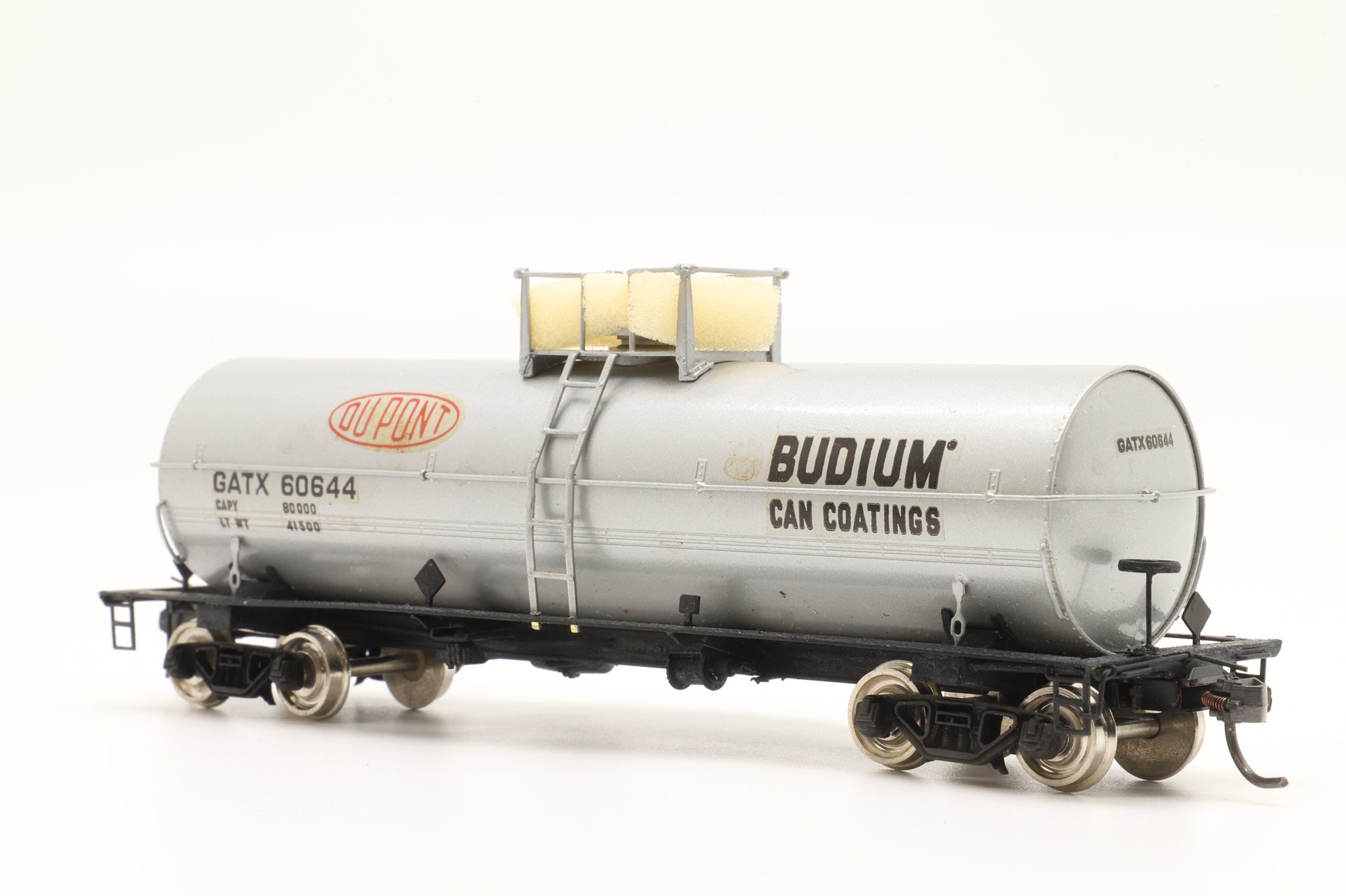 Iron Horse Models HO Brass 11,141 Gallon Tank Car 'Du Pont' 'Budium Can Coatings' 'GATX 60644'