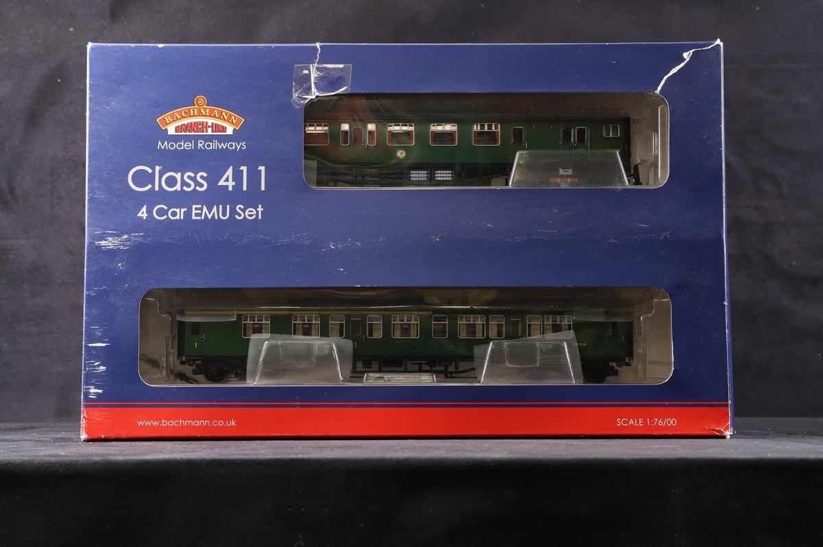 Bachmann OO 31-426 4CEP EMU &#39;7126&#39; Late SR Multiple Unit Green, DCC Fitted