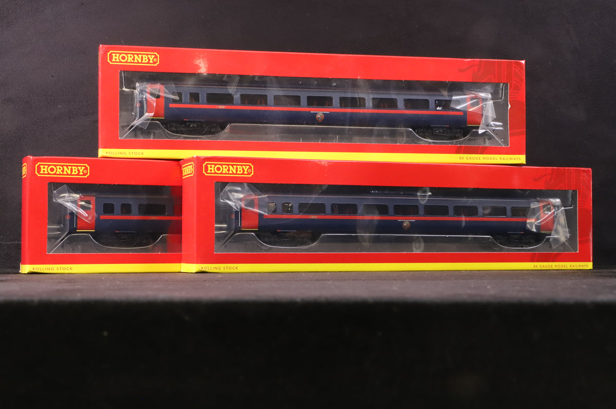 Hornby OO R40147 GNER Mk4 DVT&#39;82225&#39; &amp; Rake Of 4 Mk4 GNER Coaches Inc. R40146, R40193, R40166B &amp; R40166A