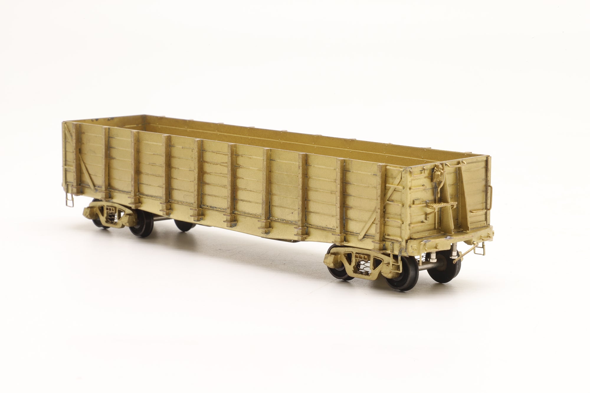 Pecos River Brass HO Brass SF GA-13 Sulfur Gondola Unpainted