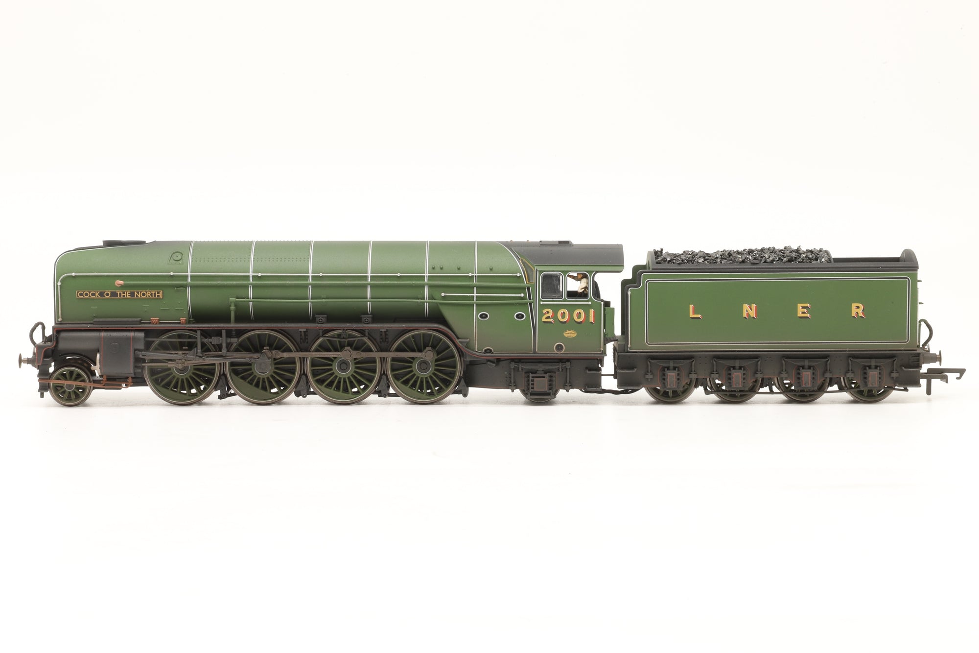 Hornby OO Class P2 LNER Green '2001' 'Cock O The North' Weathered DCC Sound