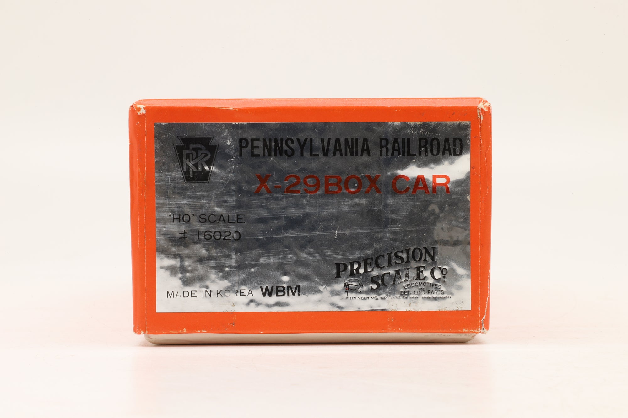 Iron Horse HO Brass 16020 X-29 Box Car in PRR BCR