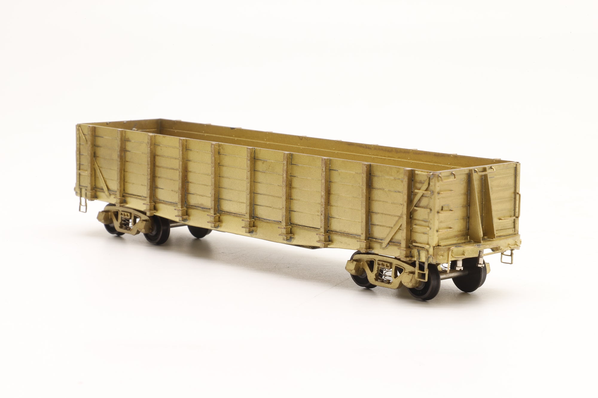 Pecos River Brass HO Brass SF GA-13 Sulfur Gondola Unpainted