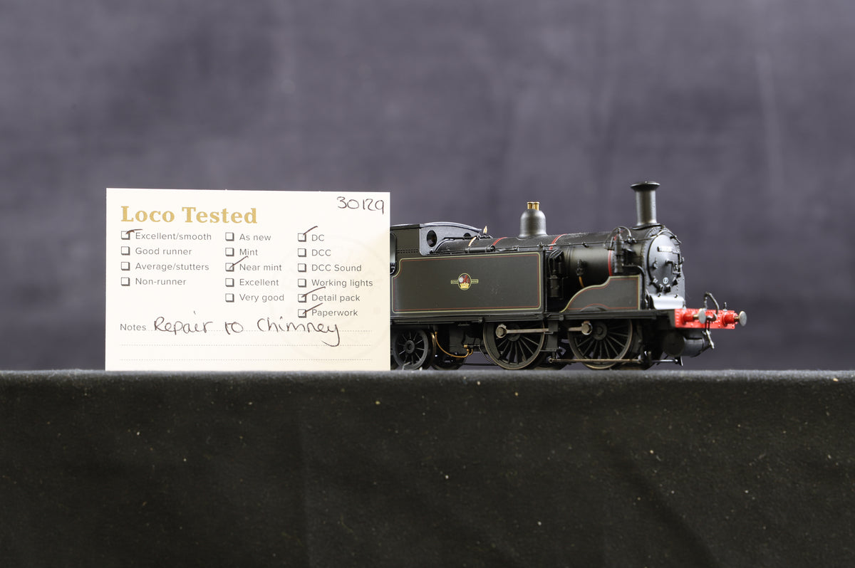 Hornby OO Class M7 0-4-4T &#39;30129&#39; BR Black L/Crest