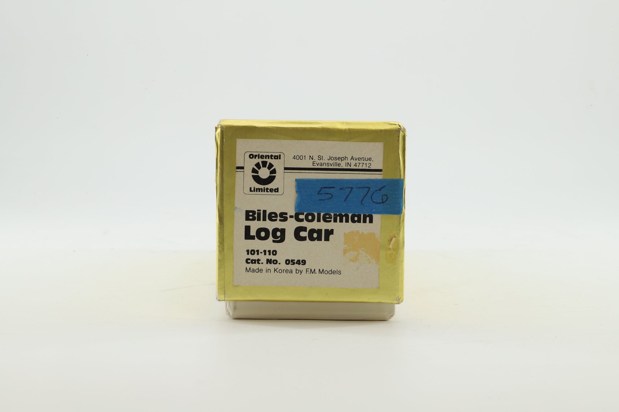 Oriental Limited HO 101-110 Biles-Coleman Log Car, Cat. No.0549 'Craig Mountain' '12'