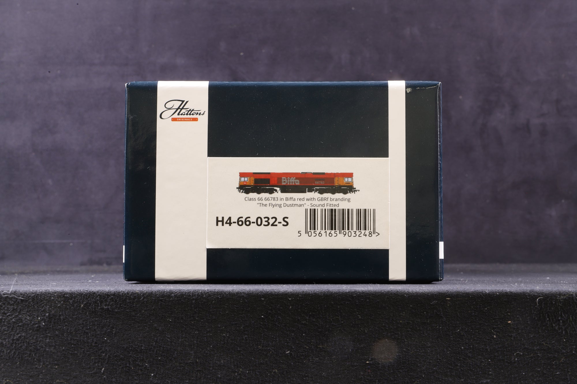 Hattons OO H4-66-032-S Class 66 '66783' 'The Flying Dustman' Biffa Red GBRf, DCC Sound