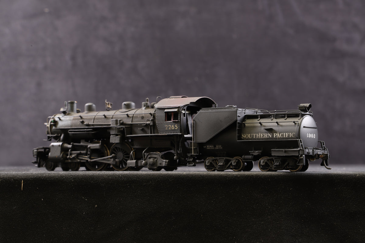 MBA HO Brass 4-4-2 Atlantic Southern Pacific &#39;2265&#39; Steam Locomotive, Weathered