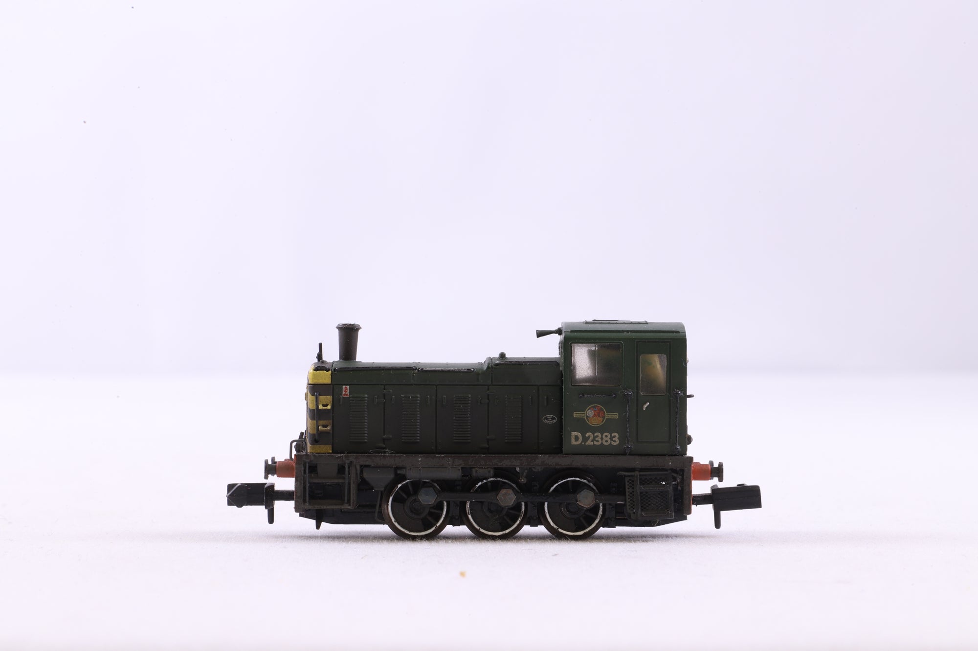 Graham Farish N 371-063 Class 03 Diesel Shunter 'D2383' BR Green Weathered DCC Fitted