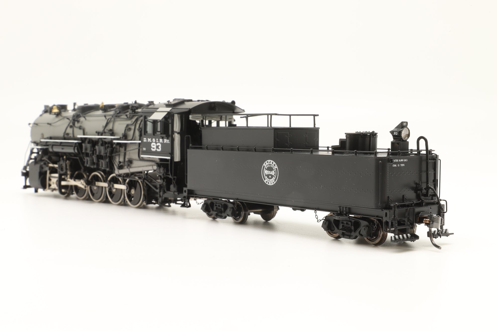 Iron Horse Models HO Brass 18090-2 S-6 0-10-0 #93 in DMIR Black/Grey