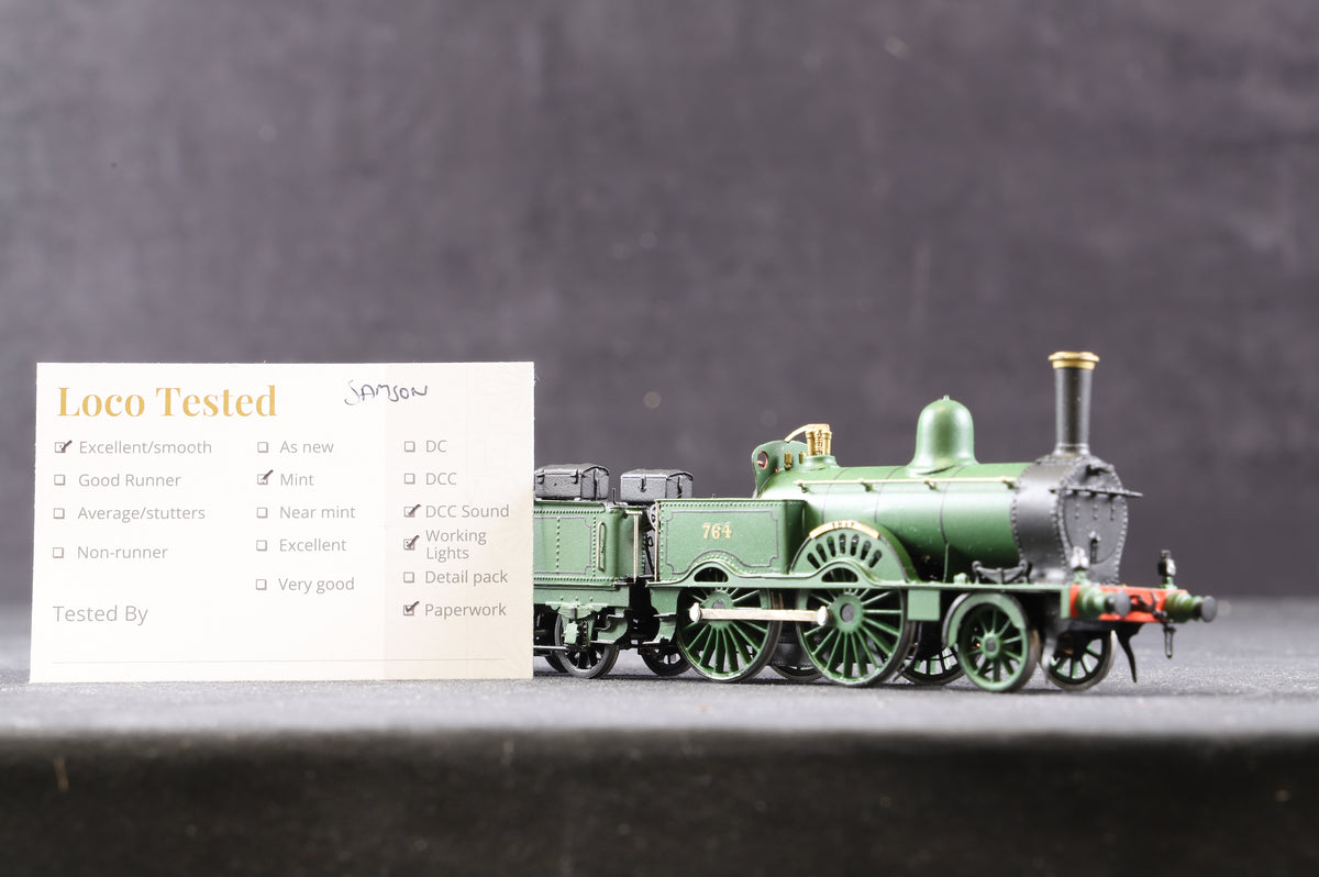 London Road Models P4 Kit Built LNWR 2-4-0 Samson Class &#39;Shap&#39;, DCC Sound