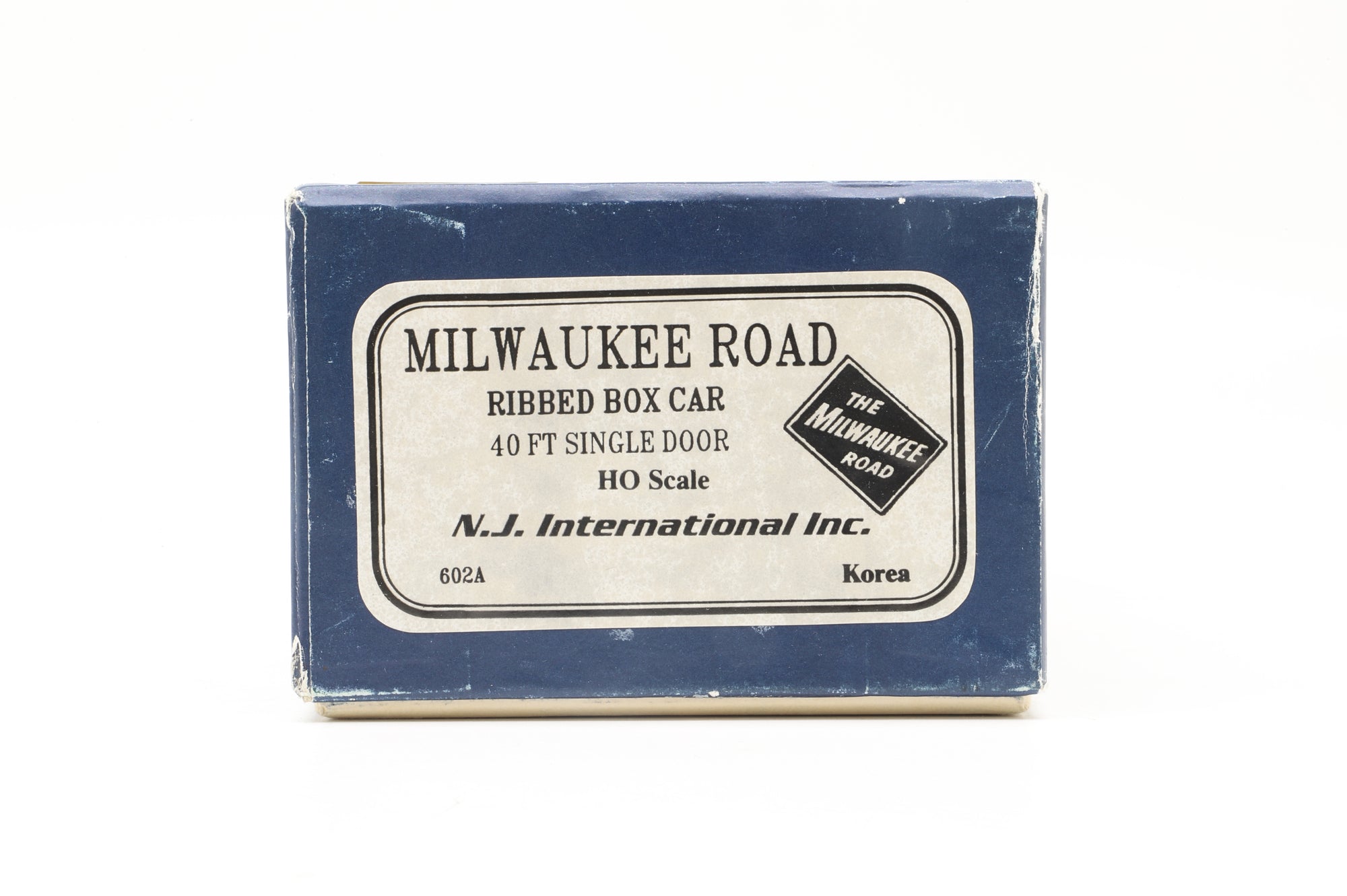 Milwaukee Road HO Brass 602A Ribbed Box Car 40ft Single Door Wagon Unpainted