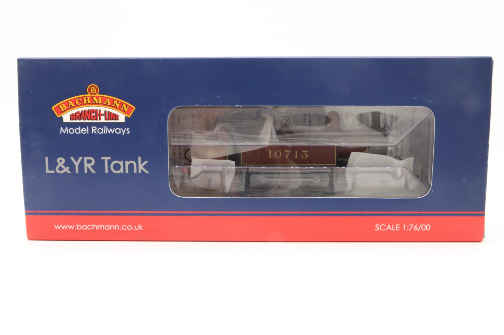 Bachmann OO 31-168 L&YR 2-4-2 Tank 10713 in LMS Crimson
