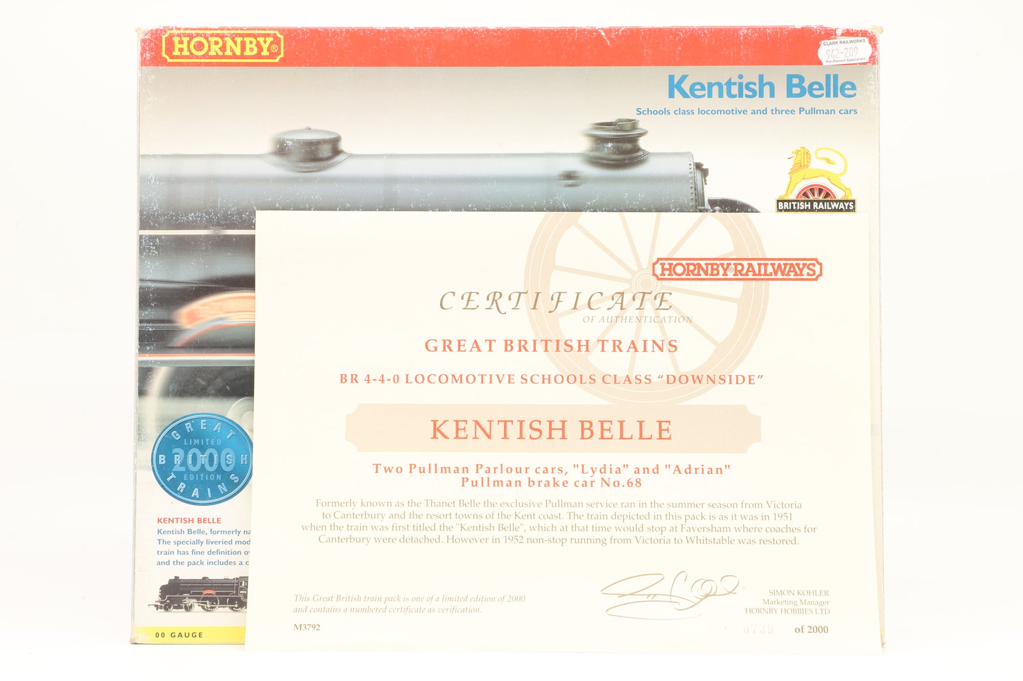 Hornby OO R2079 Kentish Belle Train Pack Ltd Ed 739/ 2000