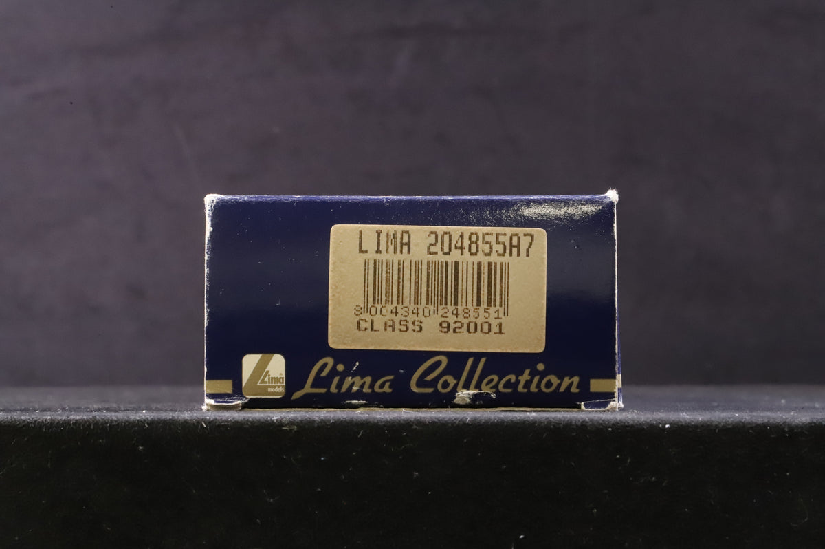 Lima OO 204855A7 Class 92 92001 &#39;Victor Hugo&#39; in BR Railfreight Grey