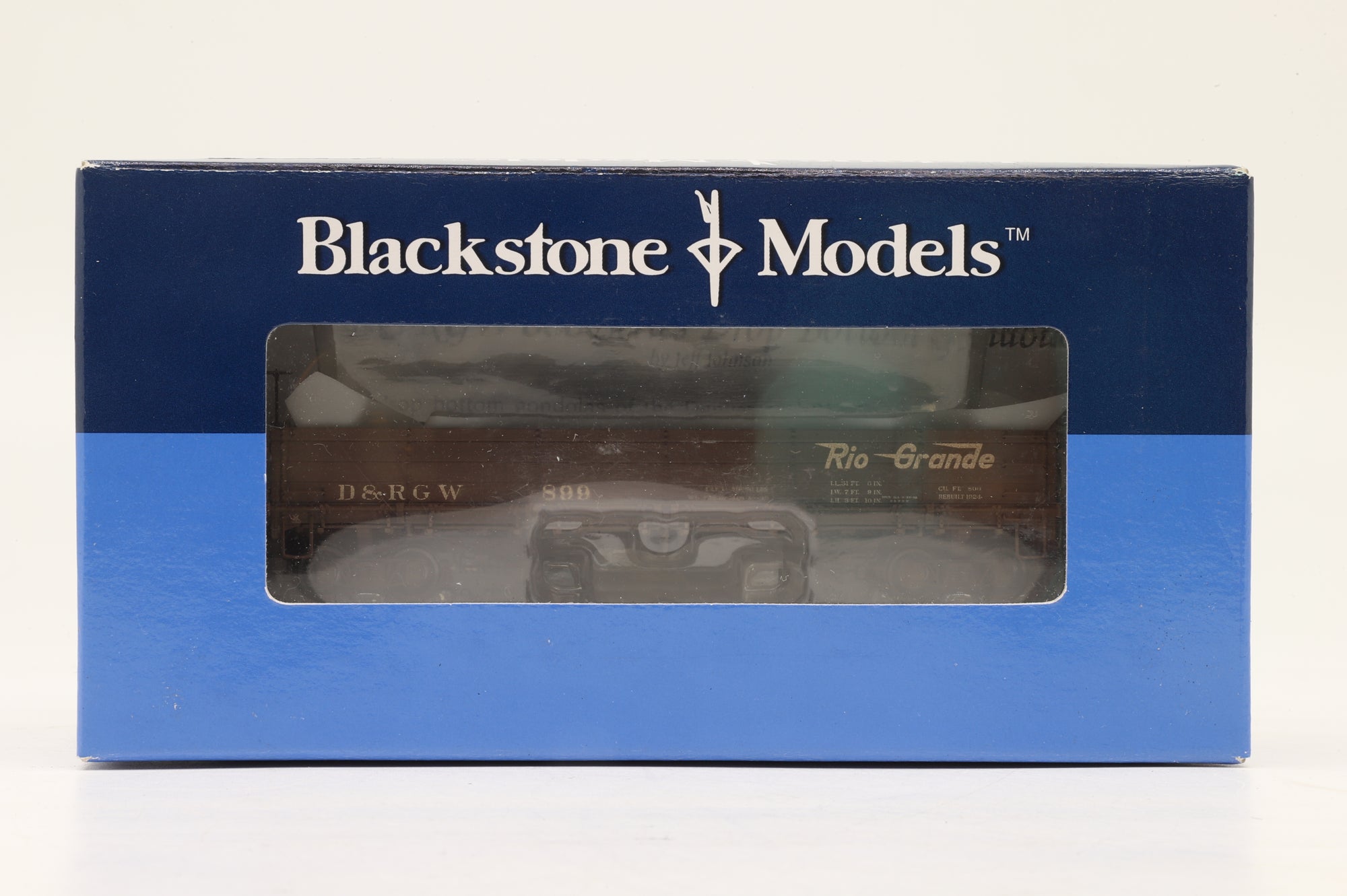 Blackstone Models HOn3 B340561W D&RGW Drop Bottom Gondola Weathered '899'
