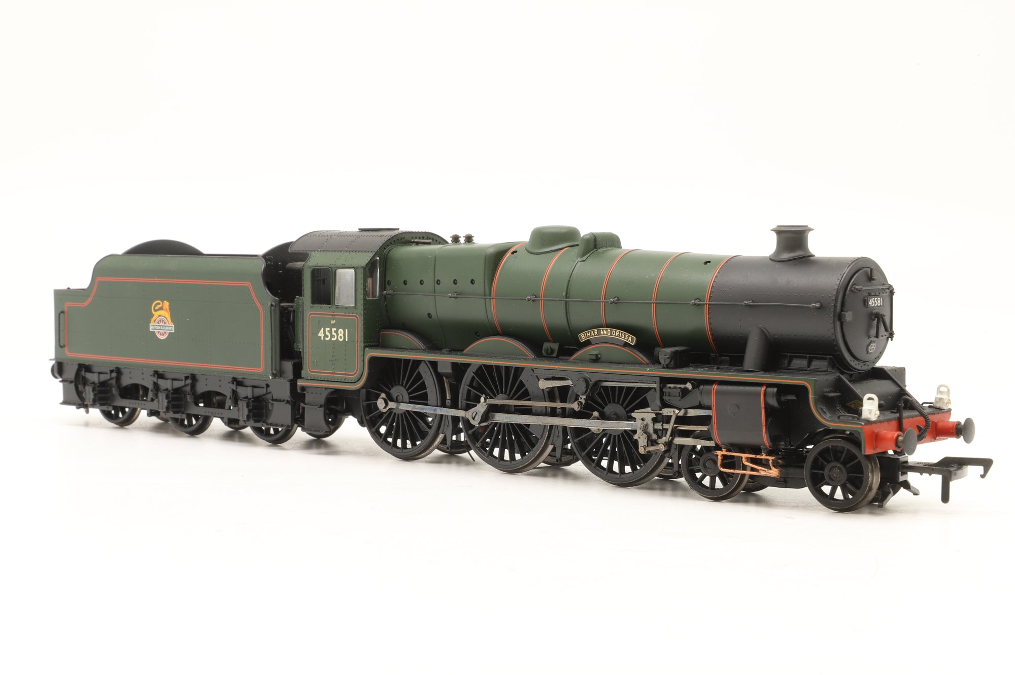 Bachmann OO Jubilee Class No. 45581 'Bihar and Orissa' BR Lined Green Early Emblem