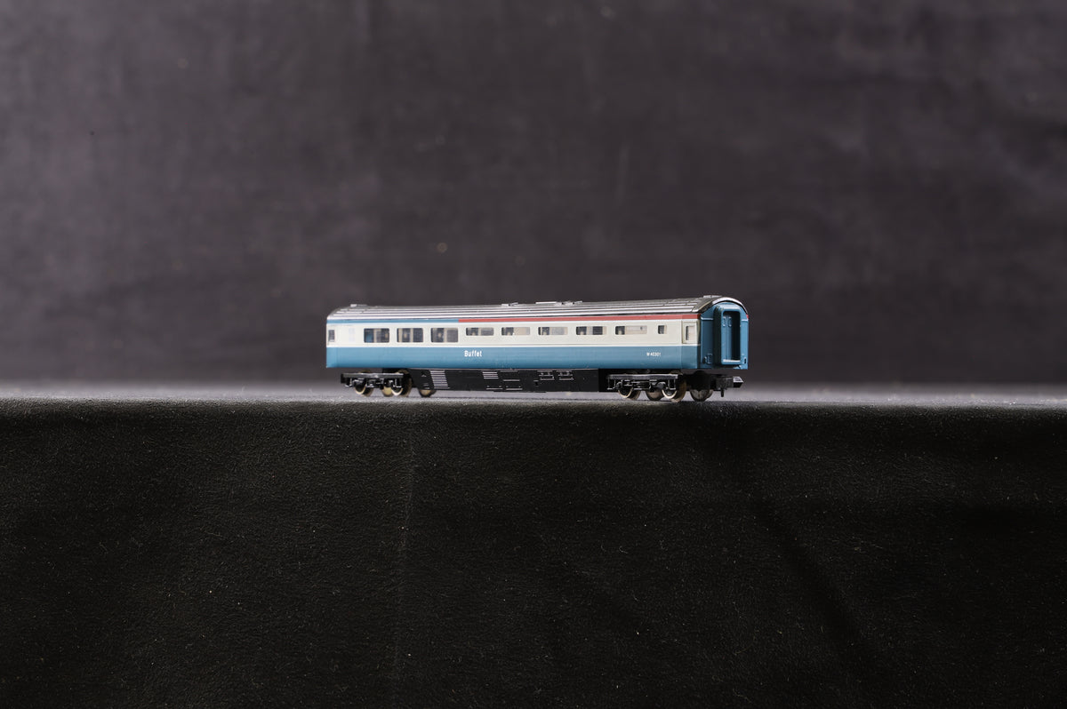 Graham Farish N Rake of 6 Mk3 Intercity Blue &amp; Grey HST Coaches