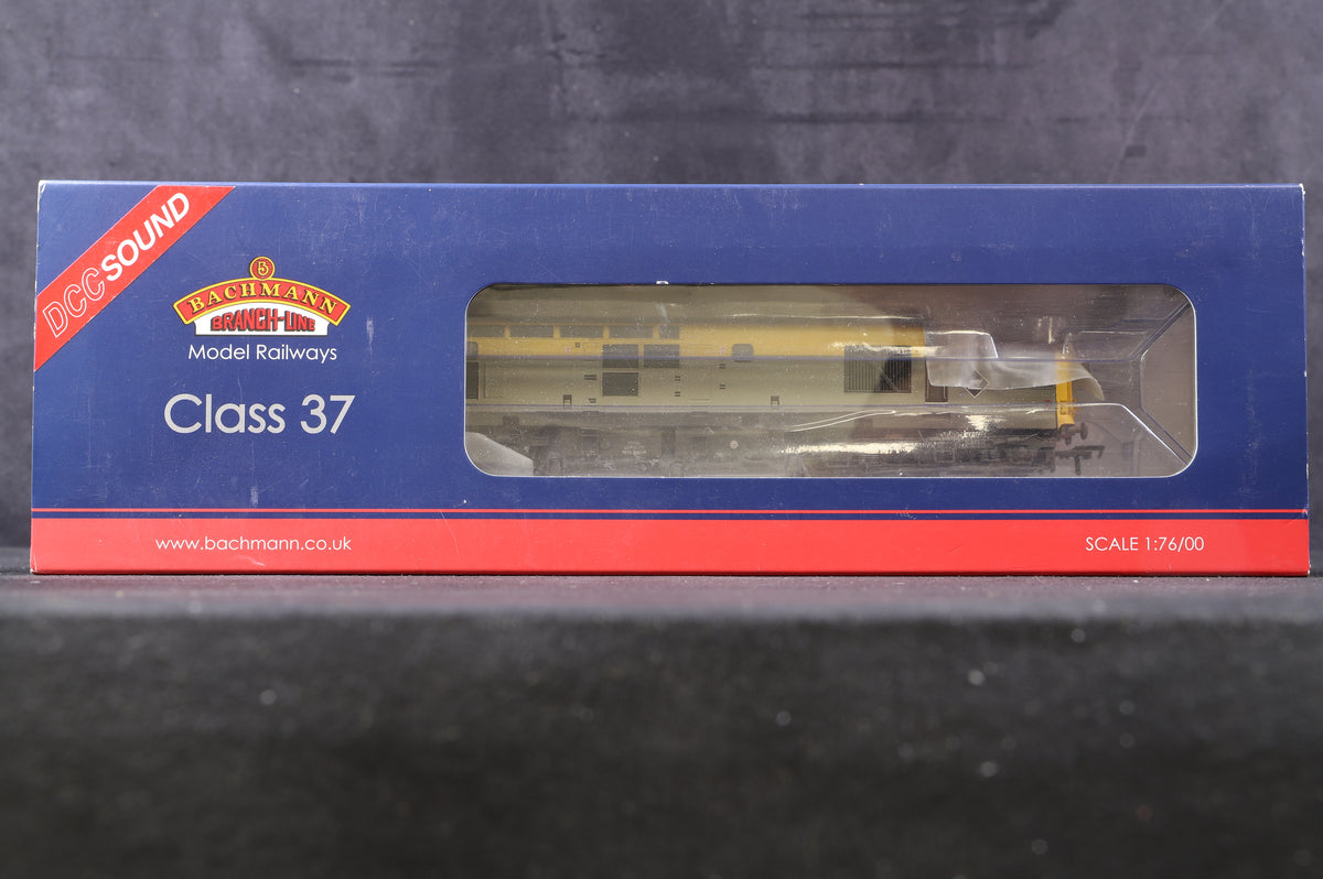 Bachmann OO 32-785DS Class 37/0 &#39;37254&#39; BR Grey &amp; Yellow Weathered, DCC Sound