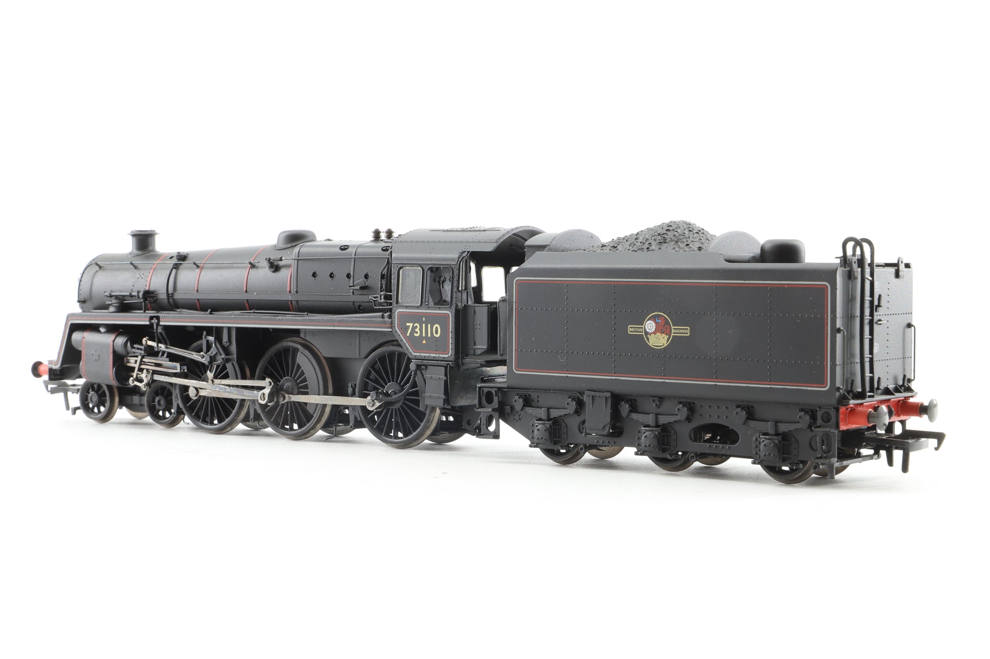 Bachmann OO 32-506 Standard Class 5MT '73110' 'The Red Knight' BR Black Lined L/Crest BR1F Tender