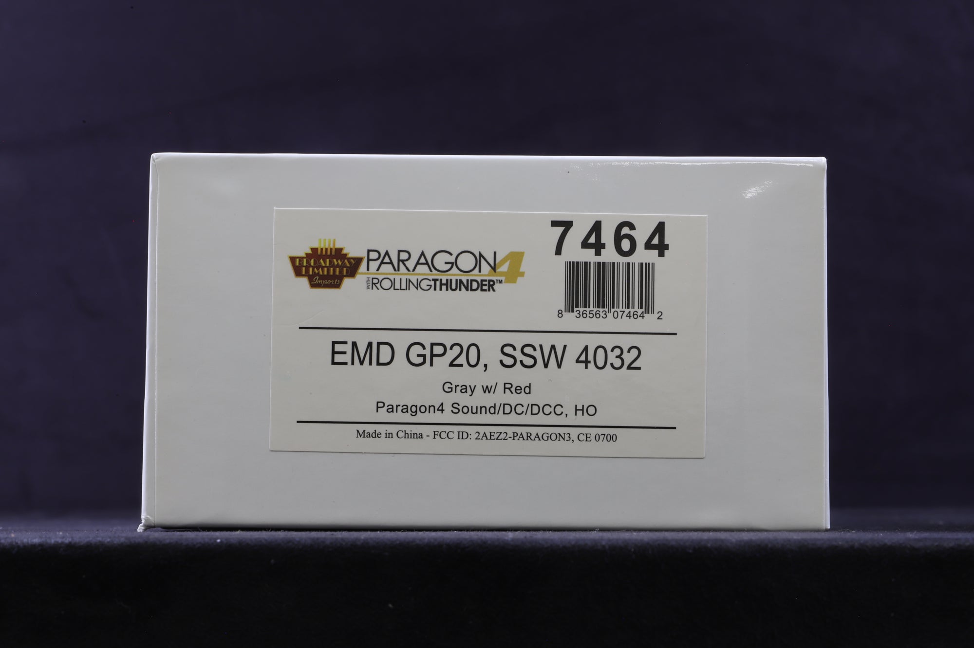 Broadway Models HO 7464 EMD GP2 in Cotton Belt Black/White - DCC Sound