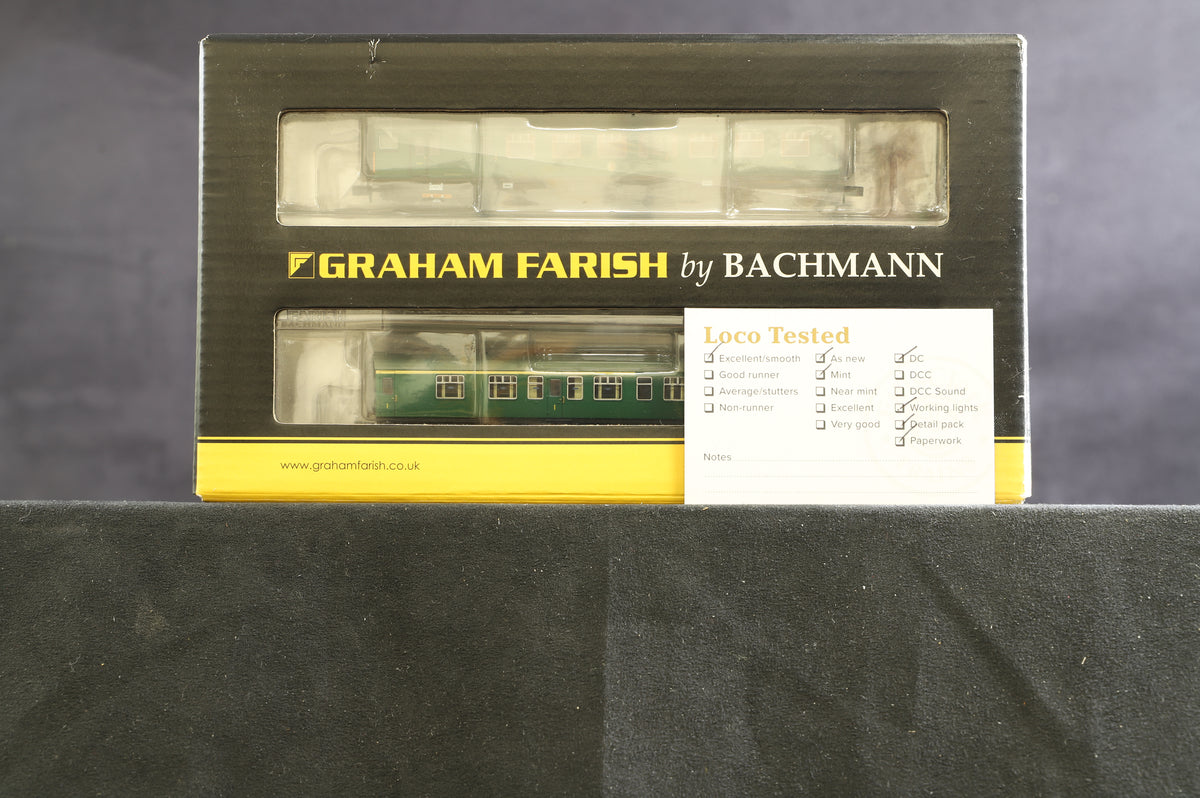 Graham Farish N 372-676 4CEP 4 Car EMU &#39;7126&#39; SR Multiple Unit green W/Warning Panels