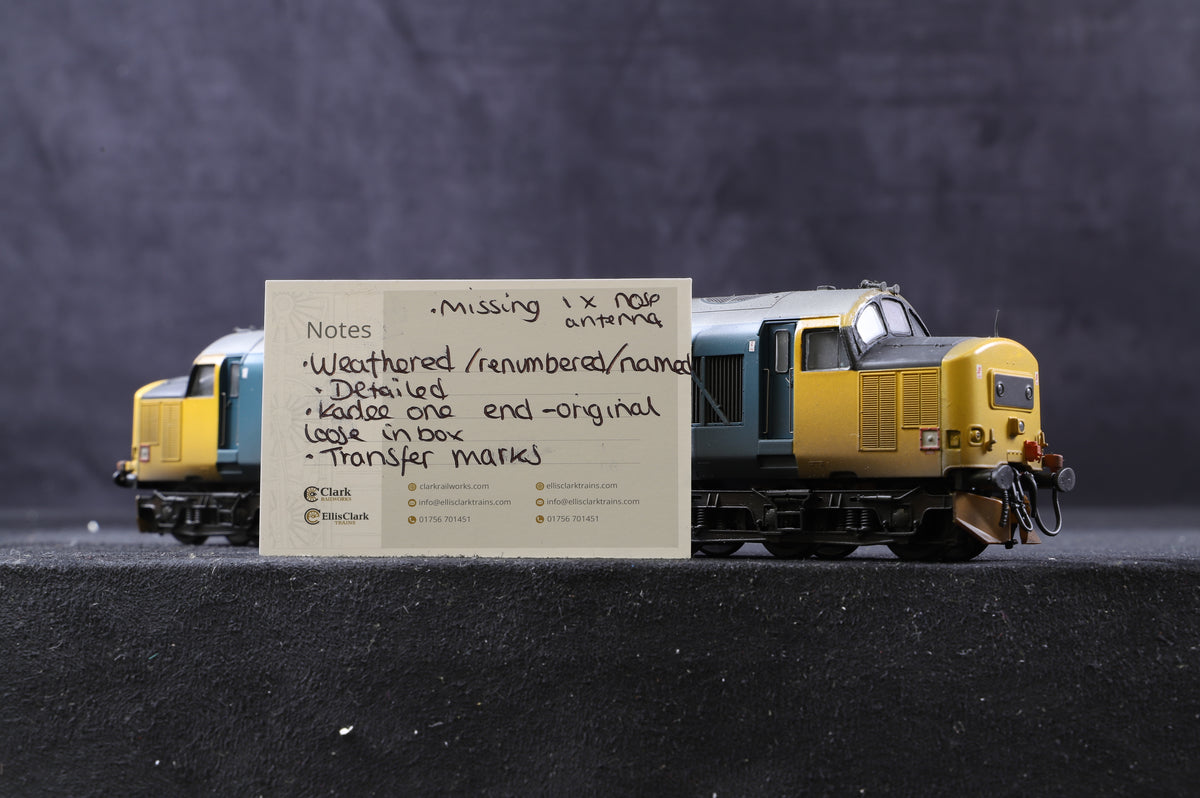 Bachmann OO 32-784 Class 37/0 &#39;37424&#39; BR Blue Weathered &amp; Renumbered